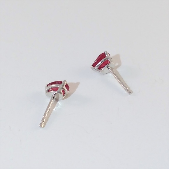 Ruby Natural Gemstone Earrings 1 Carat tw - Picture 6 of 6